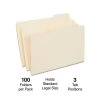 Quill Brand® File Folders, Assorted Tabs, 1/3-Cut , Legal Size, Manila, 100/Box (760137) -Quill Brand® 09024F69 7792 4A53 ACF5695CCB6E950D s7