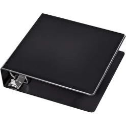 Quill Brand® Standard 2" 3 Ring Non View Binder With D-Rings, Black (758801) -Quill Brand® 103197 s7