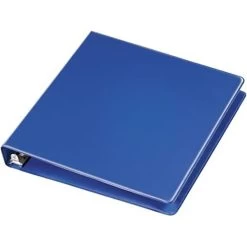 Quill Brand® Standard 1" 3 Ring Non View Binder With D-Rings, Dark Blue (758602) -Quill Brand® 103216 s7