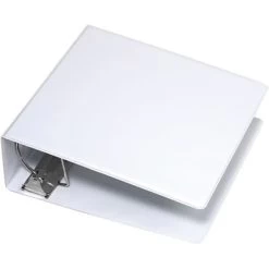 Quill Brand® Standard 4" 3 Ring Non View Binder With D-Rings, White (758954) -Quill Brand® 103241 s7