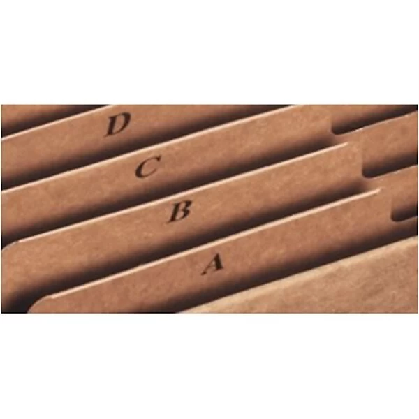 Quill Brand® Heavy-Duty Reinforced Expanding File, A-Z Index, 21 Pockets, Legal Size, Brown (723311) 4 Quill Brand® Heavy-Duty Reinforced Expanding File, A-Z Index, 21 Pockets, Legal Size, Brown (723311) - Image 2