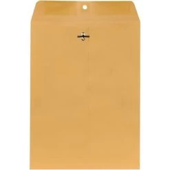 Quill Brand® Clasp Catalog Envelope, 9" X 12", Kraft, 100/Box (7CL91228)