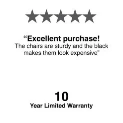 Quill Brand® Luxura Faux Leather Folding Chair, Black, 4/Pack (51504) -Quill Brand® 21E09B33 6490 4A36 9636D6D324B1BA67 s7