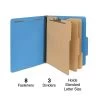 Quill Brand® 2/5-Cut Tab Pressboard Classification File Folders, 3-Partitions, 8-Fasteners, Letter, Blue, 15/Box (744026) 1 Quill Brand® 2/5-Cut Tab Pressboard Classification File Folders, 3-Partitions, 8-Fasteners, Letter, Blue, 15/Box (744026) -Quill Brand® 267F7428 17B1 4969 92DAC25BAC855BFB s7