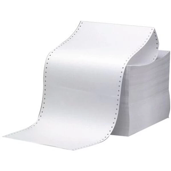 Quill Brand® 12" X 8.5" Continuous Form Paper, 18lbs., 2800 Sheets/Carton (QU710641) 3 Quill Brand® 12" X 8.5" Continuous Form Paper, 18lbs., 2800 Sheets/Carton (QU710641)
