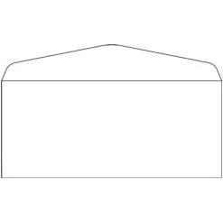 Quill Brand Gummed Premium #10 Business Envelope, 4-1/8" X 9-1/2", White, 500/Box (69715 / 70721)