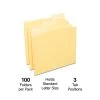 Quill Brand® File Folders, Assorted Tabs, 1/3-Cut, Letter Size, Yellow, 100/Box (740913YW) -Quill Brand® 3928C163 EA49 482E 93726003087208E4 s7