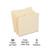 Quill Brand® Heavy-Duty Reinforced File Folders, 1/3-Cut, Letter Size, Assorted Tabs, Manila, 50/Box (71043450) -Quill Brand® 3BF04269 4D45 4D25 82D1DA92B965F8CD s7