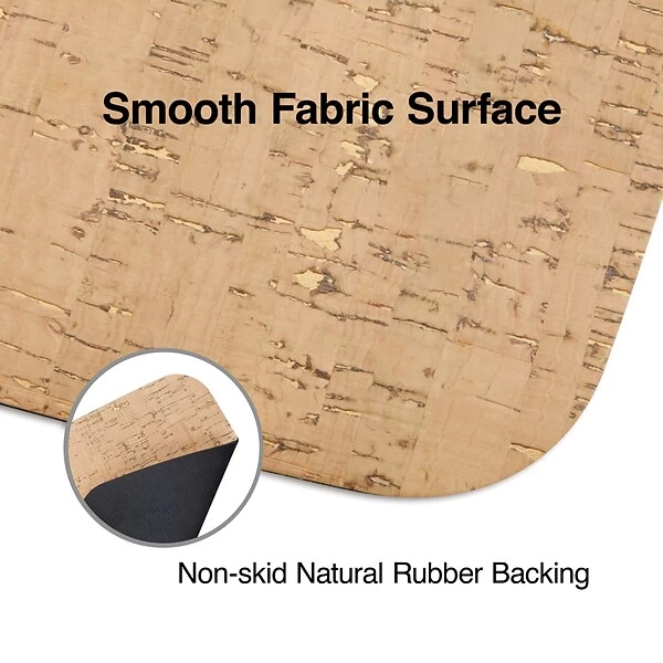 Quill Brand® Fashion Mouse Pad, Cork 3 Quill Brand® Fashion Mouse Pad, Cork