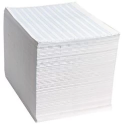 Quill Brand® 14-7/8 "x 11" Continuous Form 1/2" Blue Bar Paper, 20 Lbs., 2700 Sheets/Carton (QU710604)