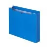 Quill Brand® Reinforced File Jacket, 2" Expansion, Letter Size, Blue, 50/Box (74920BE)