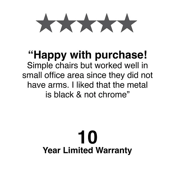 Quill Brand® Resin Student/School Chair, Black, 4/Pack (51475) 7 Quill Brand® Resin Student/School Chair, Black, 4/Pack (51475) - Image 5