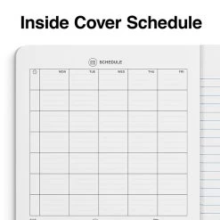 Quill Brand® Composition Notebook, 7.5" X 9.75", Wide Ruled, 100 Sheets, Black/White (TR55076) -Quill Brand® 5AA0A72E FEDE 4FB4 90839D0747F6518A s7