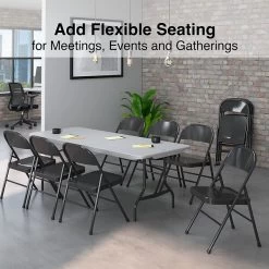 Quill Brand® Banquet/Reception Chair, Black, 4/Pack (51501) 9 Quill Brand® Banquet/Reception Chair, Black, 4/Pack (51501) -Quill Brand® 5B984E46 5D2D 4136 BDBDF299D29C3B37 s7