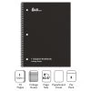 Quill Brand® 1-Subject Notebook, 8" X 10.5", College Ruled, 70 Sheets, Black, 3/Pack (TR58373) -Quill Brand® 7096C1AD 41E4 4408 94FDC807D5CE669A s7