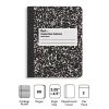 Quill Brand® Mini Composition Notebook, 3.25" X 4.5", College Ruled, 80 Sheets, Assorted Colors, 2/Pack (TR17501) -Quill Brand® 71D7402F 510F 4598 9E1945CD4CBF48C6 s7