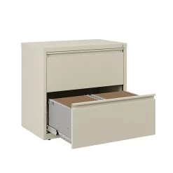 Quill Brand® Commercial 2 File Drawers Lateral File Cabinet, Locking, Putty/Beige, Letter/Legal, 30"W (20067D) -Quill Brand® 7B14D138 8EB1 44CC 92E8A3AE9F0EB84E s7