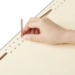 Quill Brand® Heavy-Duty Reinforced 1/3-Cut Assorted 2-Fastener File Folders, Legal, Manila, 50/Box (733152) -Quill Brand® 803D04C3 5904 4DD1 821449FFBD3B6472 s7