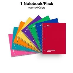 Quill Brand® 1-Subject Notebook, 8" X 10.5", College Ruled, 70 Sheets, Assorted (27498M) -Quill Brand® 81B3D813 B49C 49C1 AD4DFBD2C9230942 s7