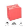 Quill Brand® File Folders, Assorted Tabs, 1/3-Cut, Letter Size, Red, 100/Box (740913RD) -Quill Brand® 8FE8C923 6C79 49B8 B1D9E11A4BF779BB s7