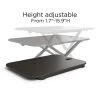 Union & Scale™ FlexFit™ 27" Adjustable Desk Riser, Black (UN45516-CC) -Quill Brand® 935BD8CB 54B7 45FC A95577EE96AC9A96 s7