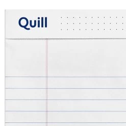 Quill Brand® Standard Series Legal Pad, 8-1/2" X 14", Wide Ruled, White, 50 Sheets/Pad, 12 Pads/Pack (742330) -Quill Brand® 99FF8A0C EFC5 45AE 9715B8C0540F1BCE s7