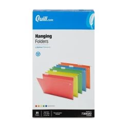 Quill Brand® Hanging File Folders, 1/5-Cut, Legal Size, Assorted, 25/Box (7389QAD) -Quill Brand® 9B62E82D 0F37 48A8 817B7DFF18F1BE90 s7