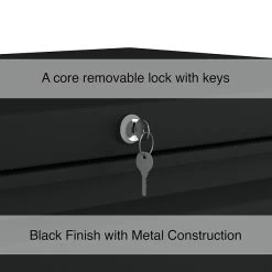 Quill Brand® Commercial 2 File Drawer Lateral File Cabinet, Assembled, Black, Letter/Legal, 30"W (20068D) -Quill Brand® A7889C24 CBA2 4AAE 8B0F15907CB7E529 s7