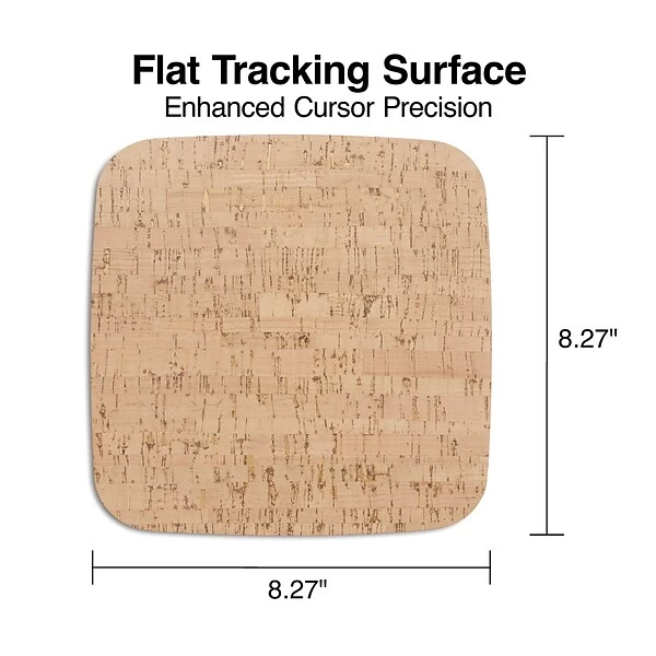 Quill Brand® Fashion Mouse Pad, Cork 4 Quill Brand® Fashion Mouse Pad, Cork - Image 2