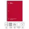 Quill Brand® 1-Subject Notebooks, 8" X 10.5", College Ruled, 70 Sheets, Assorted Colors, 6/Pack (TR58376) -Quill Brand® B4E52A08 F932 4AE6 BCF37475986A6732 s7