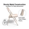 Quill Brand® Metal Folding Chairs, Taupe, 4/Pack (51503) -Quill Brand® DF55F8F2 251C 4876 8DD6FA0FC4BA216B s7