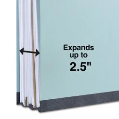 Quill Brand® Recycled Pressboard Classification Folders, 2-Partitions, 6-Fasteners, Legal, Lt Blue, 15/Box (761903) 8 Quill Brand® Recycled Pressboard Classification Folders, 2-Partitions, 6-Fasteners, Legal, Lt Blue, 15/Box (761903) -Quill Brand® E661BA28 5D7B 4B16 AFD189DC4210F482 s7