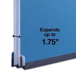 Quill Brand® End-Tab Partition Folders, 1 Partition, 4 Fasteners, Cobalt Blue, Letter, 15/Box (751026) -Quill Brand® E67654A6 ACE5 43B5 AA0822FBD88A4463 s7