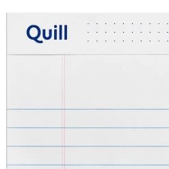 Quill Brand® Standard Series Legal Pad, 5" X 8", Wide Ruled, White, 50 Sheets/Pad, 12 Pads/Pack (742326) 10 Quill Brand® Standard Series Legal Pad, 5" X 8", Wide Ruled, White, 50 Sheets/Pad, 12 Pads/Pack (742326) -Quill Brand® E7ABDEF5 8249 4093 9EF2252C191EC520 s7