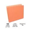 Quill Brand® File Folders, Straight-Cut, Letter Size, Orange, 100/Box (7409OE) -Quill Brand® EEC7C916 1F0B 4882 9CE9955AA4297301 s7