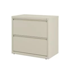 Quill Brand® Commercial 2 File Drawers Lateral File Cabinet, Locking, Putty/Beige, Letter/Legal, 30"W (20067D) -Quill Brand® F1651BAF A83B 491C 9A5B692A1C26B714 s7