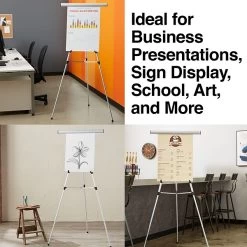 Quill Brand® HD Flipchart/Easel, Aluminum (28221US/50450US) -Quill Brand® FB992E11 500E 4689 A815A4AC4C668911 s7