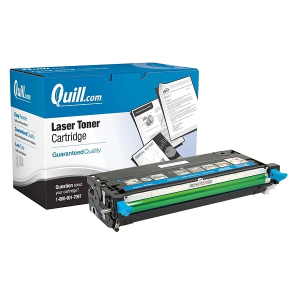 Quill Brand® Remanufactured Cyan High Yield Toner Cartridge Replacement For Dell 3110/3115 (XG722) (Lifetime Warranty) 3 Quill Brand® Remanufactured Cyan High Yield Toner Cartridge Replacement For Dell 3110/3115 (XG722) (Lifetime Warranty)