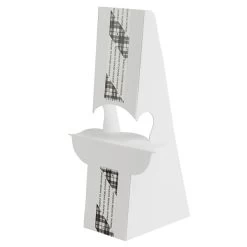 Double-Wing Easel Back, 9"H