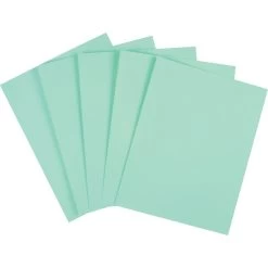 Quill Brand® Cover Stock Paper, 8 1/2" X 11", Green