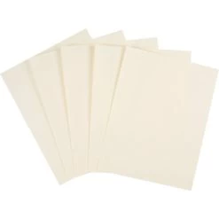 Quill Brand® Cover Stock Paper, 8 1/2" X 11", Cream, 250 Sheets