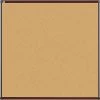 Quill Brand® Durable Cork Bulletin Board, Mahogany Finish Frame, 4'W X 4'H -Quill Brand® s0613043 s7