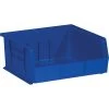 Quill Brand® 10-7/8" X 11" X 5" Plastic Stack And Hang Bins, Blue, 6/Ct (BINP1111B)