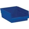 Quill Brand 11 5/8" X 11 1/8" X 4" Plastic Shelf Bin, Blue, 8/Case (BINPS105B) -Quill Brand® s0708489 s7