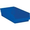 Quill Brand 17 7/8" X 6 5/8" X 4" Plastic Shelf Bin, Blue, 20/Case (BINPS112B) -Quill Brand® s0708561 s7