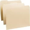 Quill Brand® Premium File Folders, Assorted Tabs, 1/3-Cut, Letter Size ,Manila, 100/Box (741137) -Quill Brand® s0820144 s7