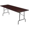 Quill Brand® Folding Table, 96"L X 30"W, Walnut (27097/51257) -Quill Brand® s0921909 s7