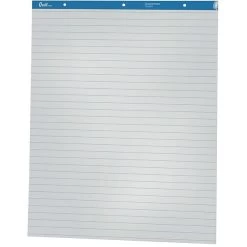 Quill Brand® Ruled Easel Pad, 27" X 34", White, 50 Sheets/Pad, 2 Pads/Box (720444)