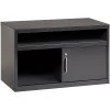 Quill Brand® Low Credenza With Sliding Door, Charcoal, 36"W -Quill Brand® s1011042 s7