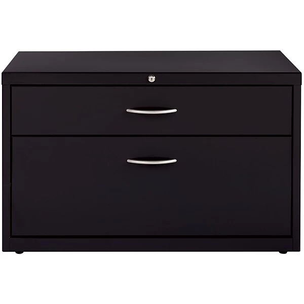 Quill Brand® 36" Low Credenza Lateral File, Box/File, Black (UN28461) 4 Quill Brand® 36" Low Credenza Lateral File, Box/File, Black (UN28461) - Image 2